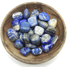 Load image into Gallery viewer, Afghan Lapis Lazuli Polished Tumblestone Healing Crystals