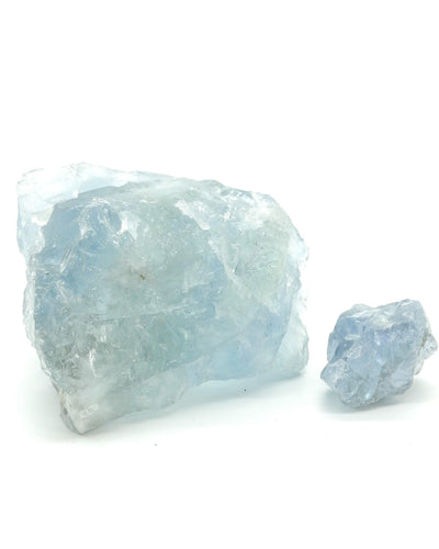 Blue Fluorite Rough Crystal - Mystic Fox