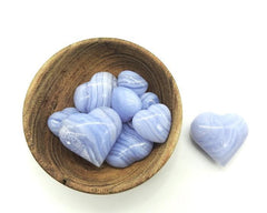 Blue Lace Agate Heart