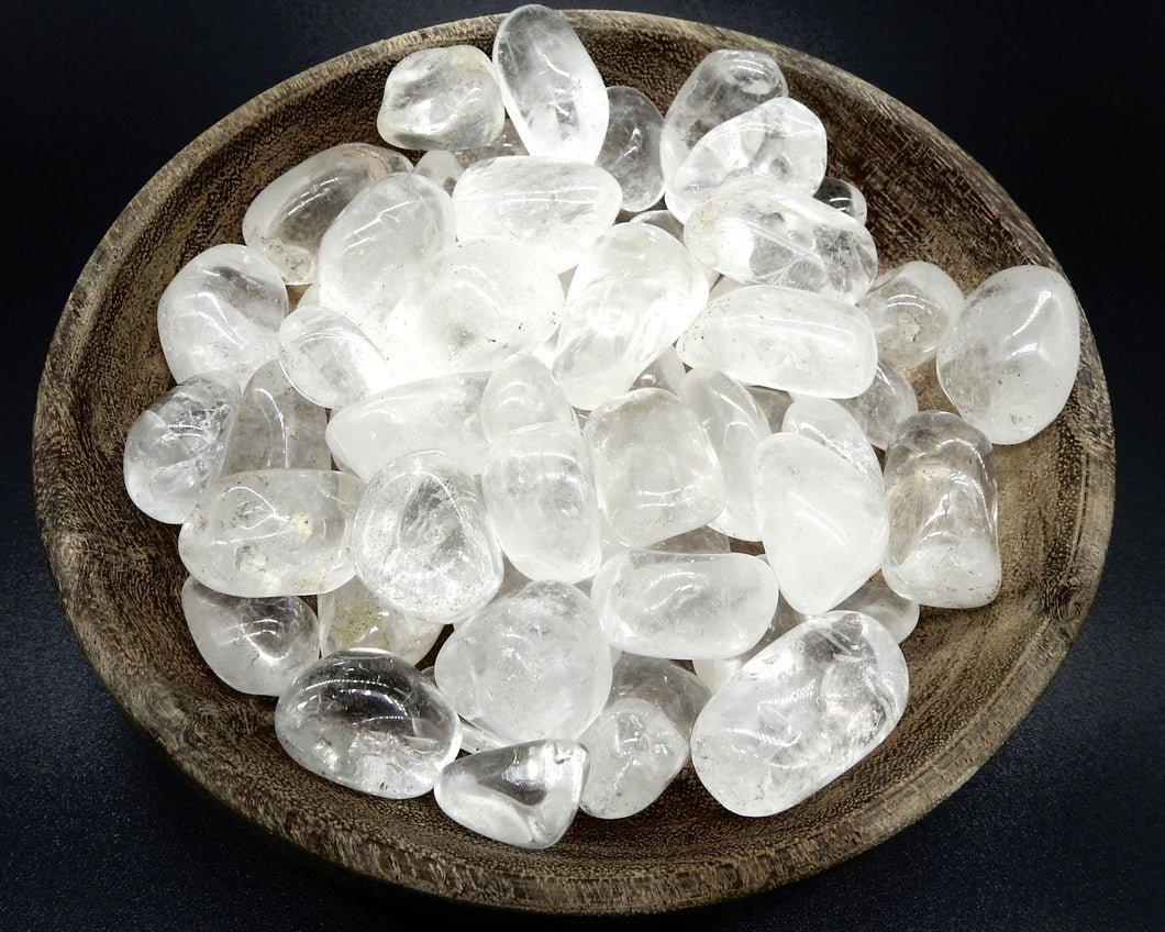 Brazilian Clear Quartz Polished Tumblestone Healing Crystals
