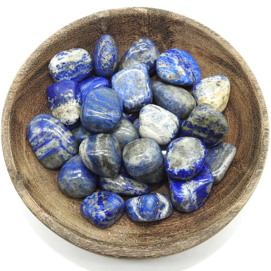 Afghan Lapis Lazuli Polished Tumblestone Healing Crystals