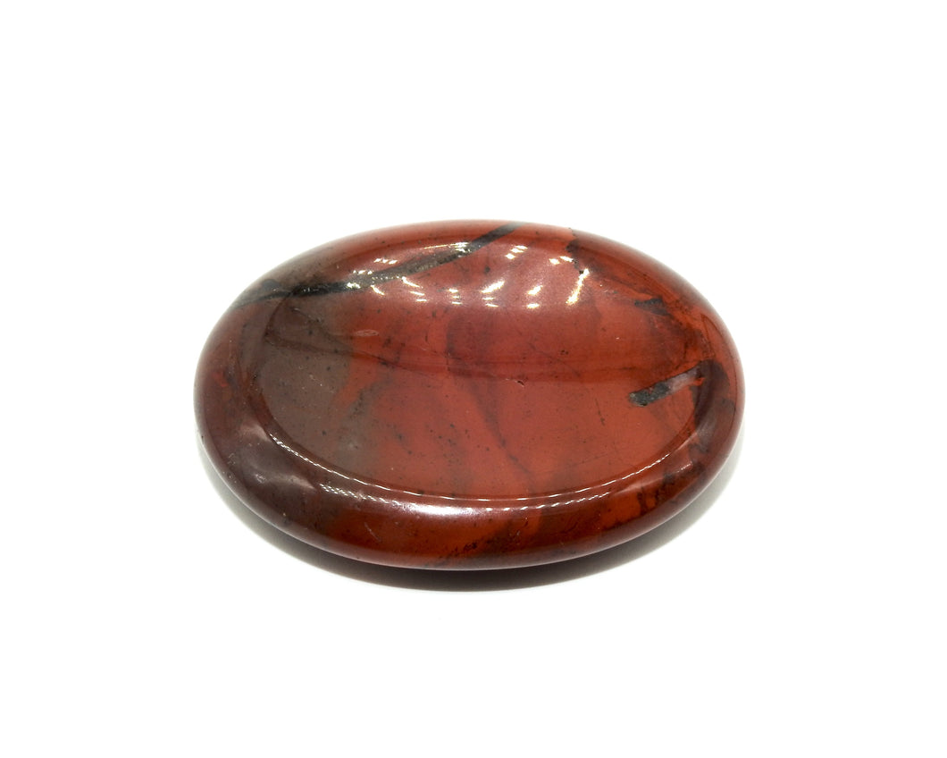 Red Jasper Thumb Worry Stone