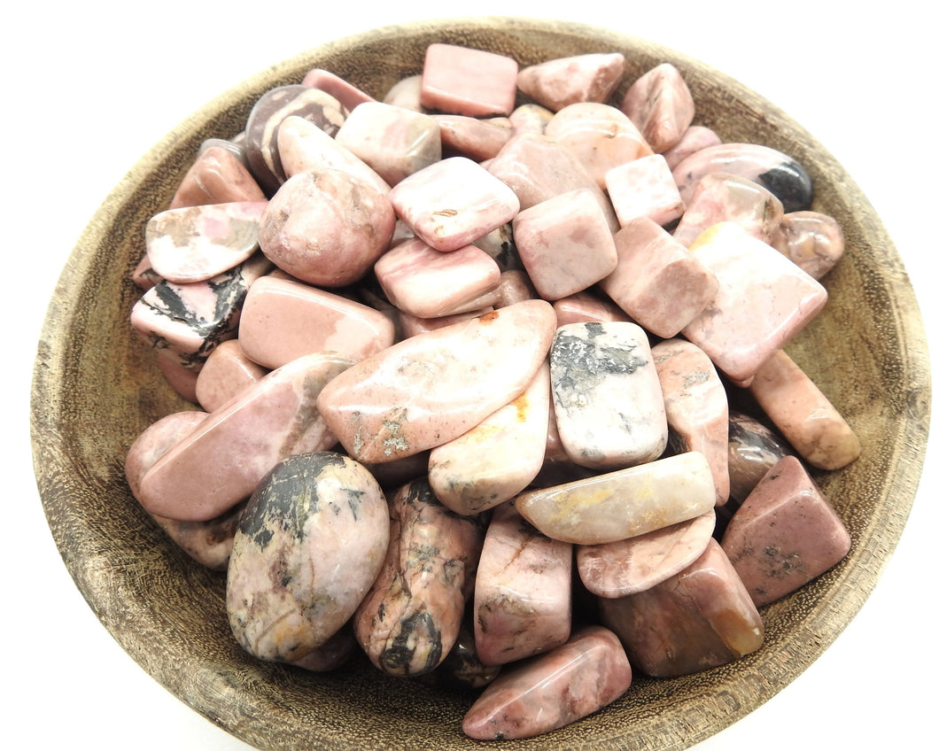 Russian Rhodonite Polished Tumblestone Healing Crystals